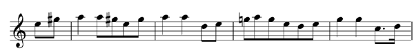 notated example