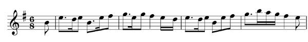 notated example