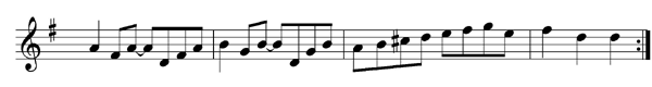 notated example