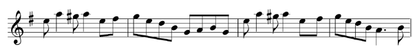 notated example